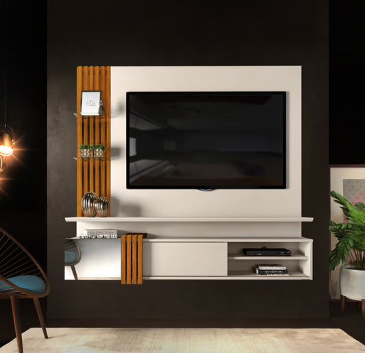 Relaxdays Mueble TV Ruedas con 2 Compartimentos, Mesa Televisión, 45 x 80 x  40 cm, Blanco : : Electrónica